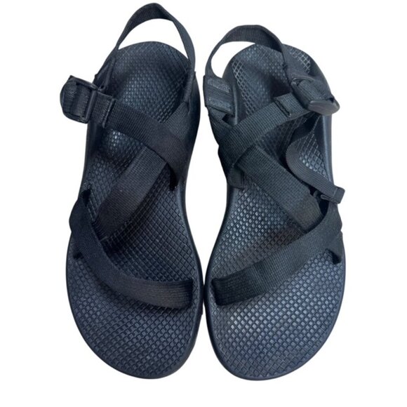 Chaco Z/Cloud Black Sport Sandals Vibram Sole Size 9 - Picture 3 of 4
